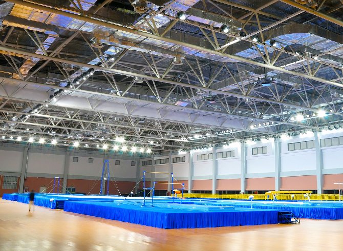 上海崇明體育訓(xùn)練基地體操館