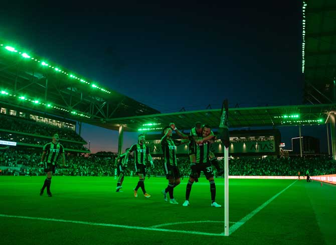 美國(guó)職業(yè)足球大聯(lián)盟Austin FC足球俱樂(lè)部球場(chǎng)